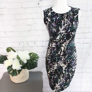 Mossimo Abstract Print  Knee Length Dress